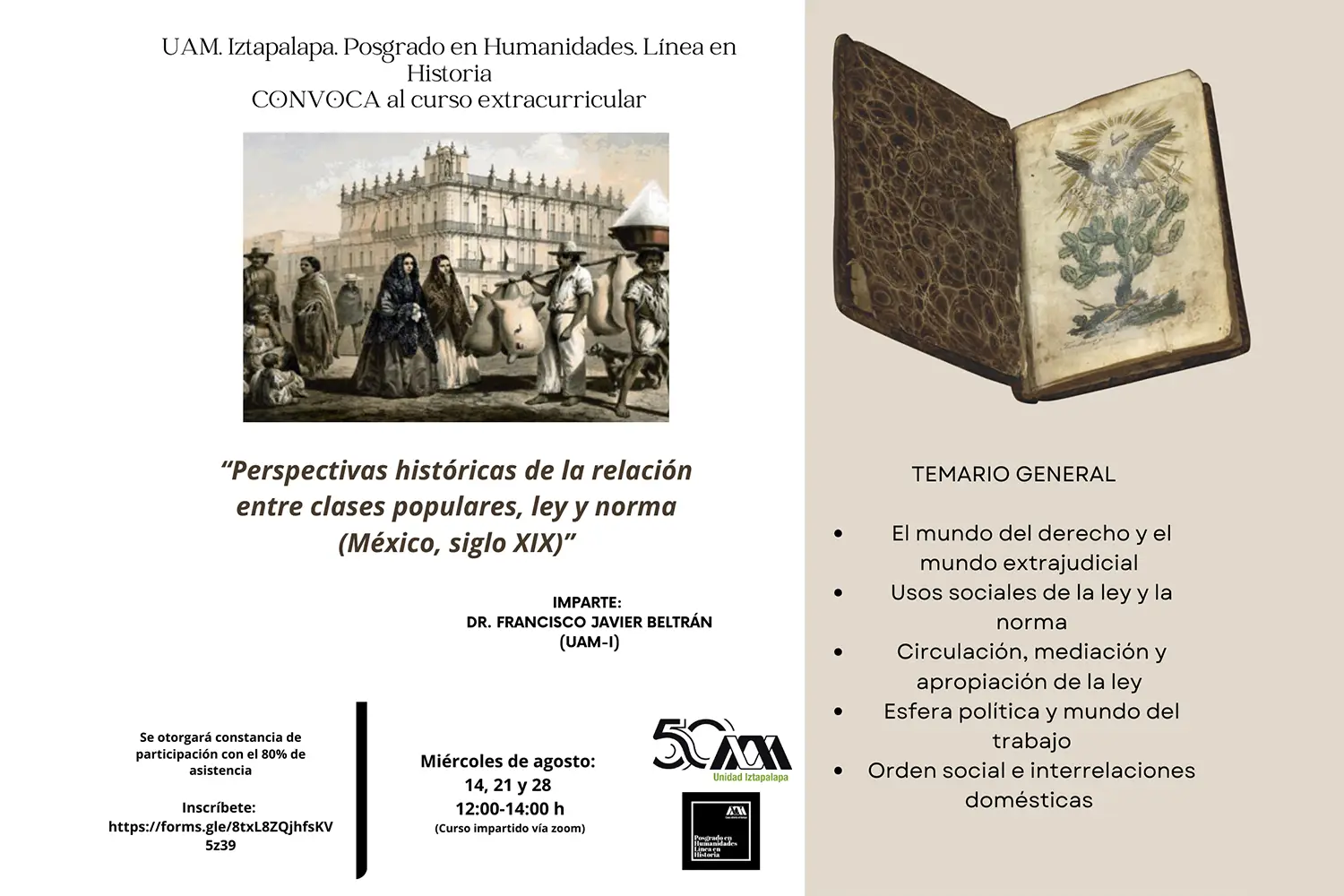 Perspectivas históricas de la relación entre clases populares, ley y norma (México, siglo XIX)
