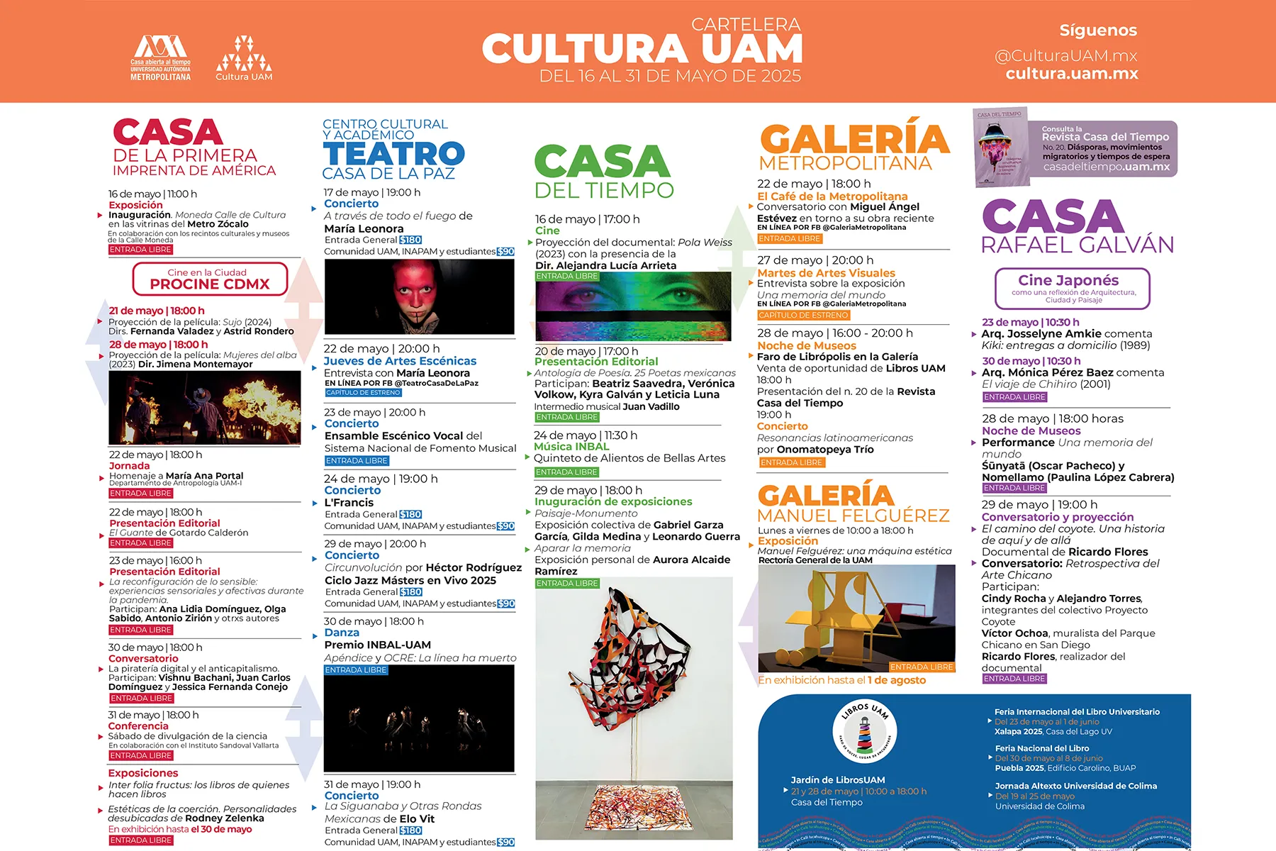 Cartelera Cultura UAM