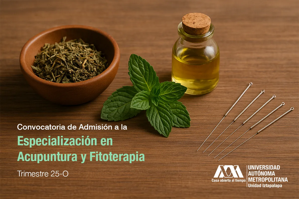 Convocatoria de Admisión a la Especialización en Acupuntura y Fitoterapia