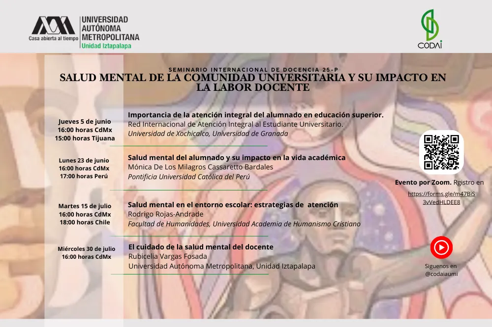 Seminario Internacional "Docencia, Salud Mental de la Comunidad Universitaria y su Impacto en la Labor Docente"