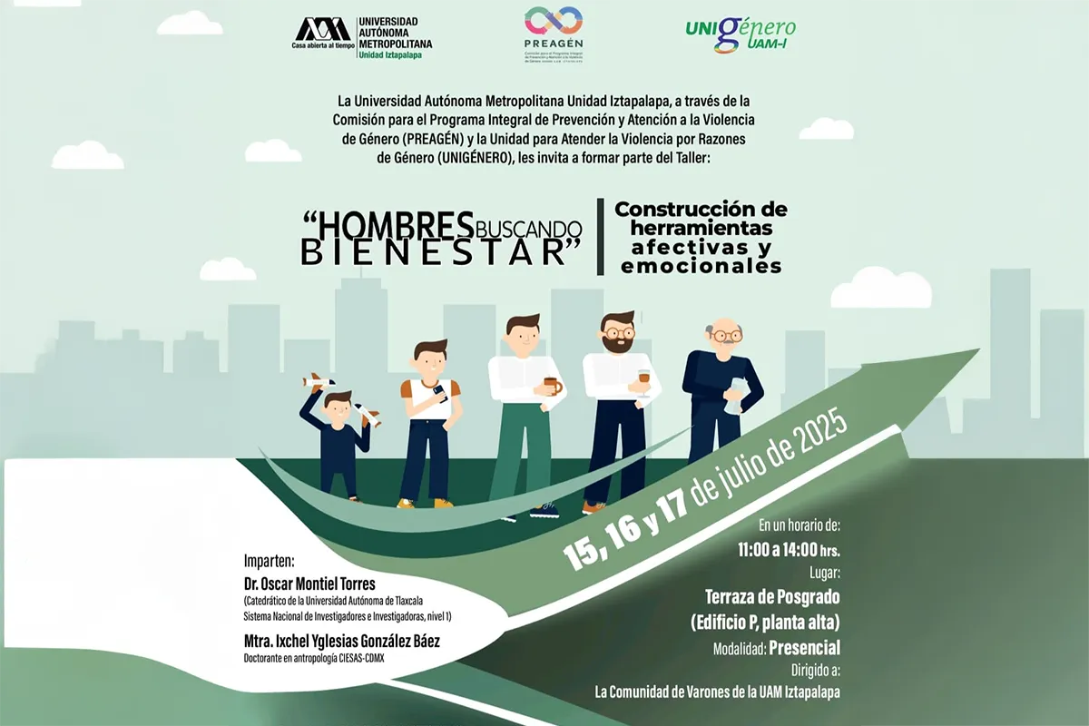 Hombres buscando bienestar