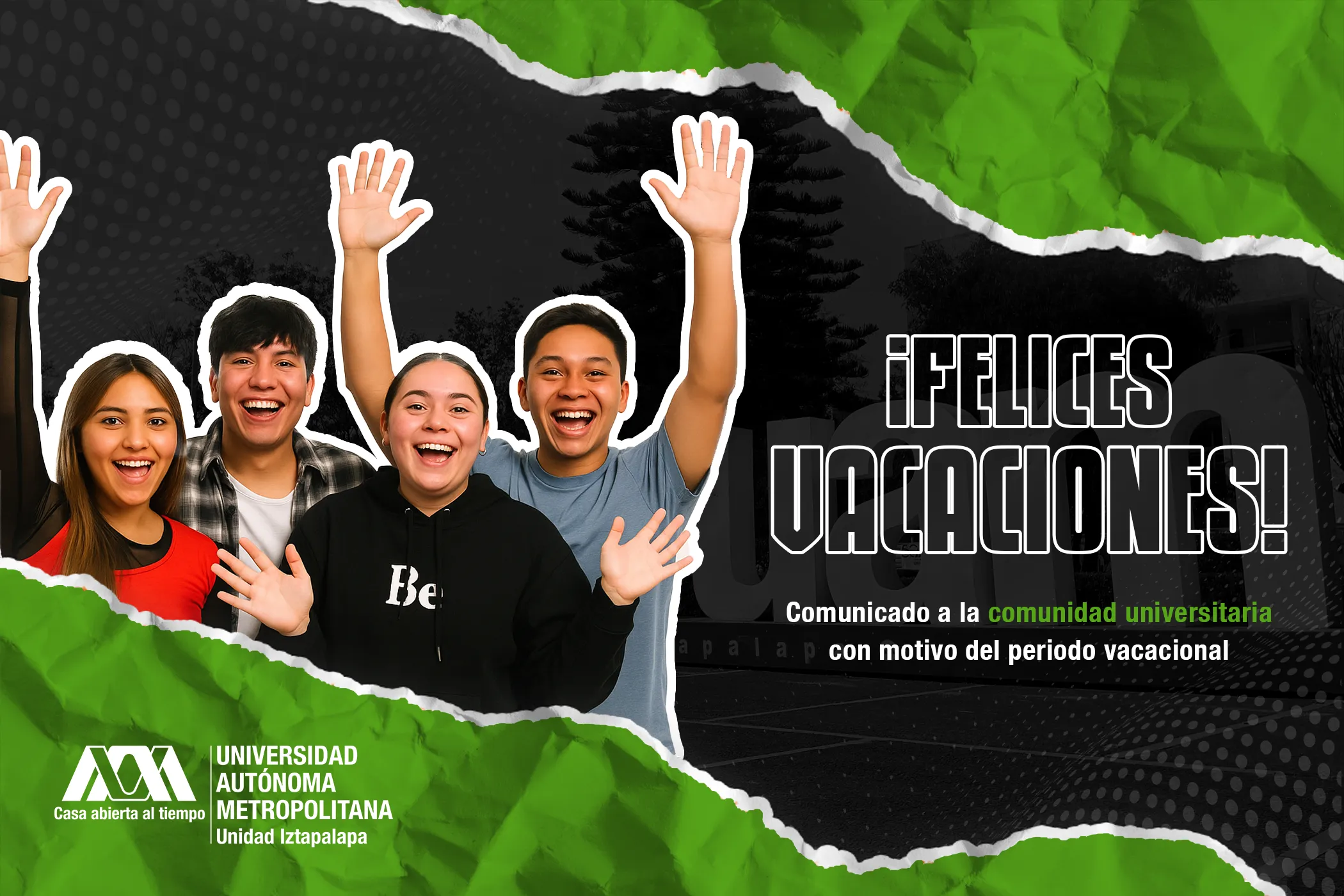 ¡Felices vacaciones!