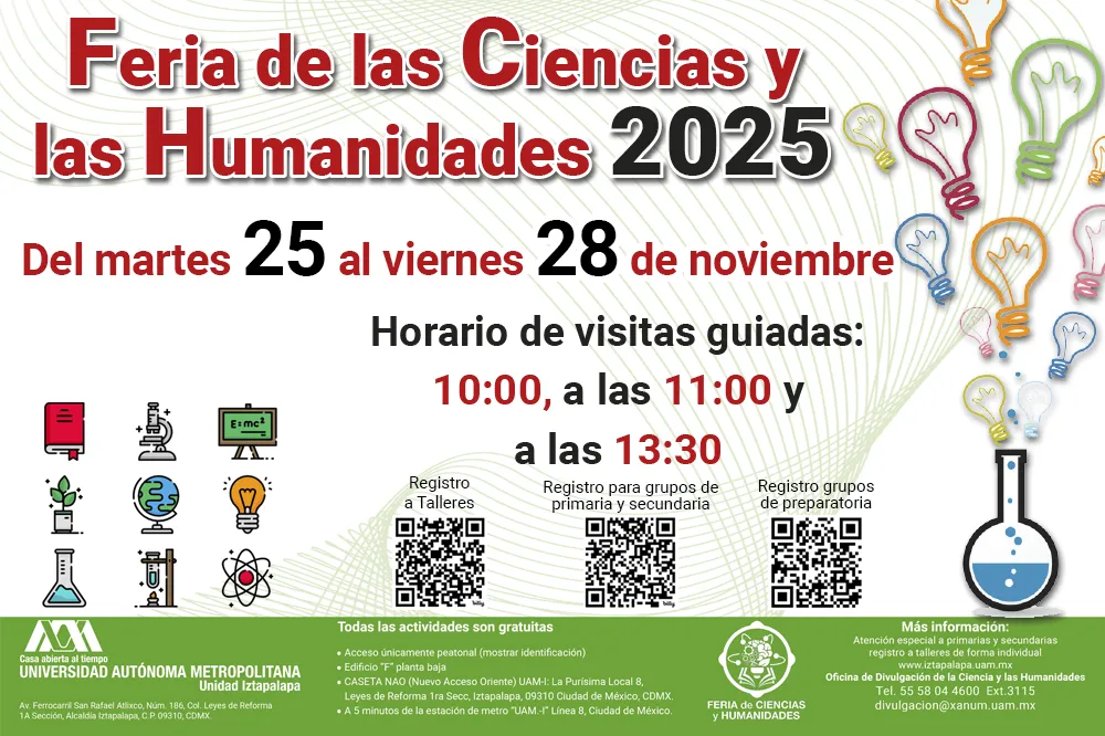 Feria de las Ciencias y las Humanidades 2025 - UAM Iztapalapa