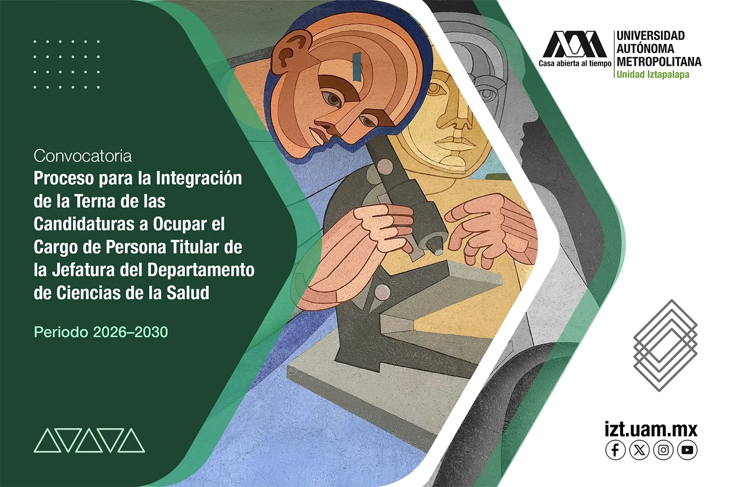 Proceso para la Integración de la Terna de las Candidaturas a Ocupar el Cargo de Persona Titular de la Jefatura del Departamento de Ciencias de la Salud